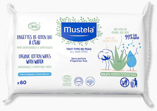 MUSTELA SALVIETTE ACQUA COT BIO 60 PEZZI - Gruppofarmastore.it