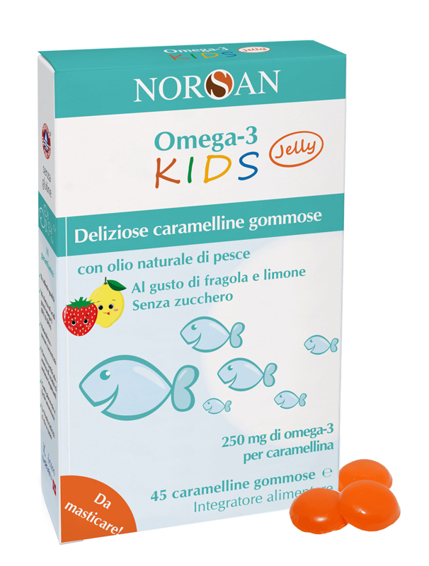 NORSAN OMEGA 3 KIDS 45 CARAMELLINE GOMMOSE - Gruppofarmastore.it