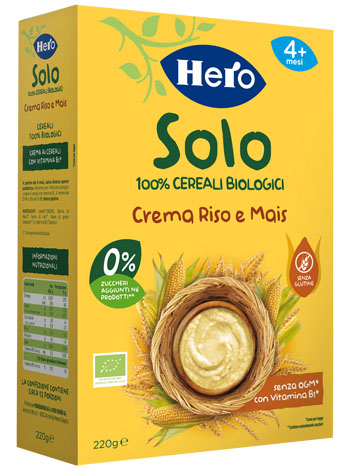 HERO SOLO CREMA RISO E MAIS 220 G - Gruppofarmastore.it
