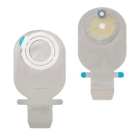 SENSURA MIO FLEX SISTEMA 2 PEZZI CON AGGANCIO ADESIVO SACCA ILEOSTOMIA TRASPARENTE 70MM DA 550 ML 30 PEZZI - Gruppofarmastore.it
