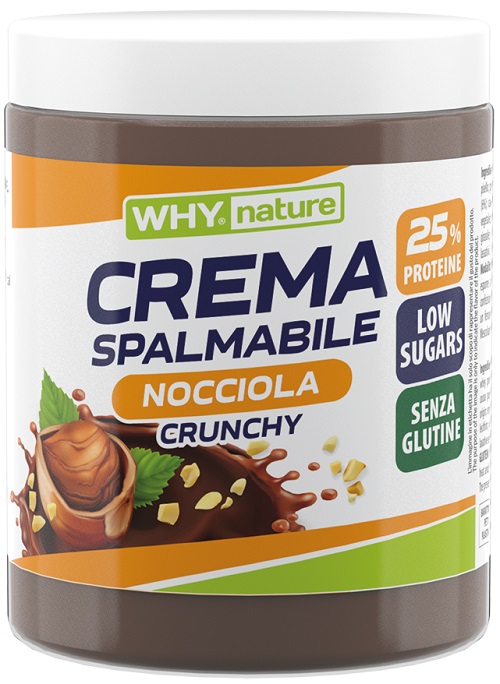 WHYNATURE CREMA SPALMABILE NOCCIOLA CRUNCHY 300 G - Gruppofarmastore.it