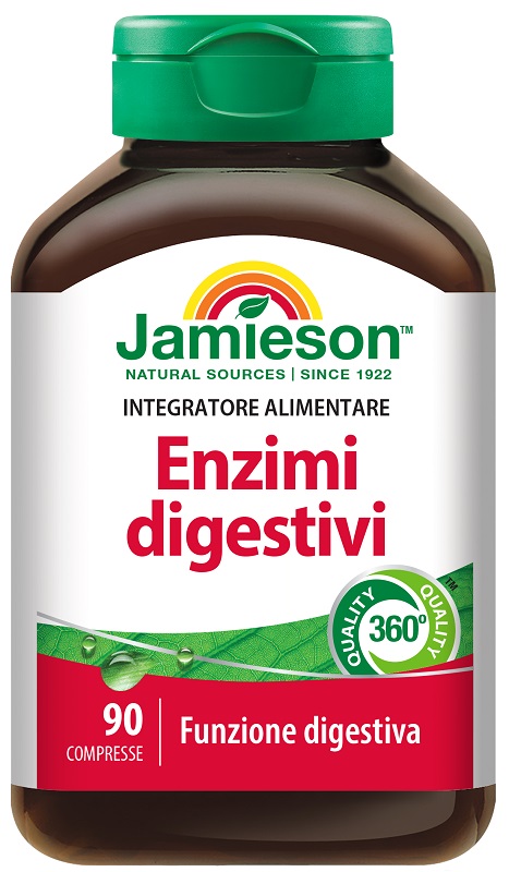 JAMIESON ENZIMI DIGESTIVI 90 COMPRESSE - Gruppofarmastore.it
