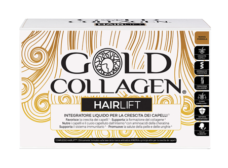 GOLD COLLAGEN HAIRLIFT 10 FLACONI DA 50 ML - Gruppofarmastore.it