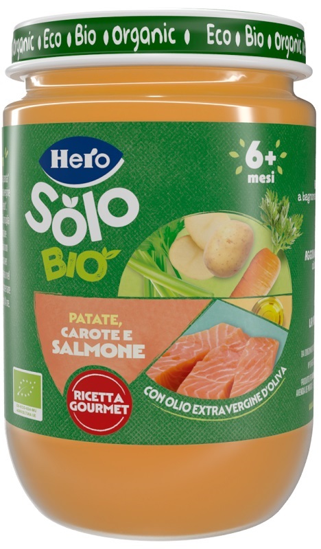 HERO BABY SOLO OMOGENEIZZATO SALMONE VERDURE 190 G - Gruppofarmastore.it