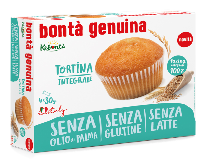 KEBONTA' TORTINA INTEGRALE 120 G - Gruppofarmastore.it