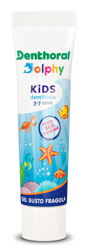 DENTHORAL DENTIFRICIO DOLPHY BAMBINI 50 ML - Gruppofarmastore.it