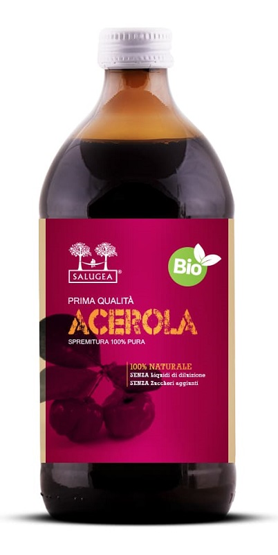 SALUGEA SUCCO ACEROLA BIO 500 ML - Gruppofarmastore.it