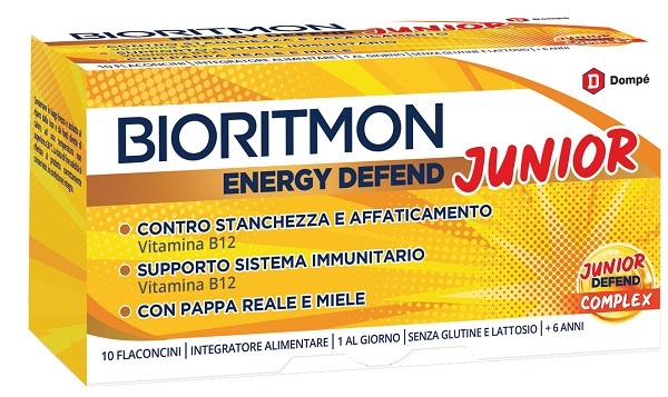 BIORITMON ENERGY DEFEND JUNIOR 10 FLACONCINI 10 ML - Gruppofarmastore.it