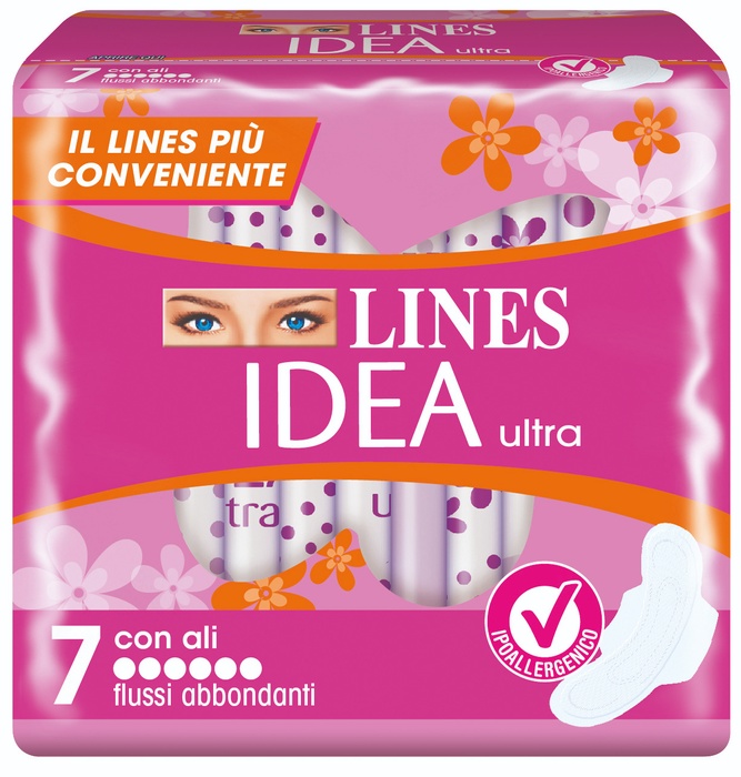 LINES IDEA ULTRA FLUSSI ABBONDANTI 7 PEZZI - Gruppofarmastore.it