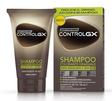 JUST FOR MEN CONTROL GX SHAMPOO COLORANTE GRADUALE 150 ML - Gruppofarmastore.it