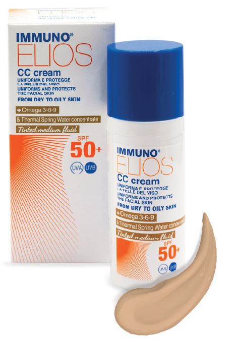 IMMUNO ELIOS CC CREAM SPF50+ TINTED MEDIUM 40 ML - Gruppofarmastore.it