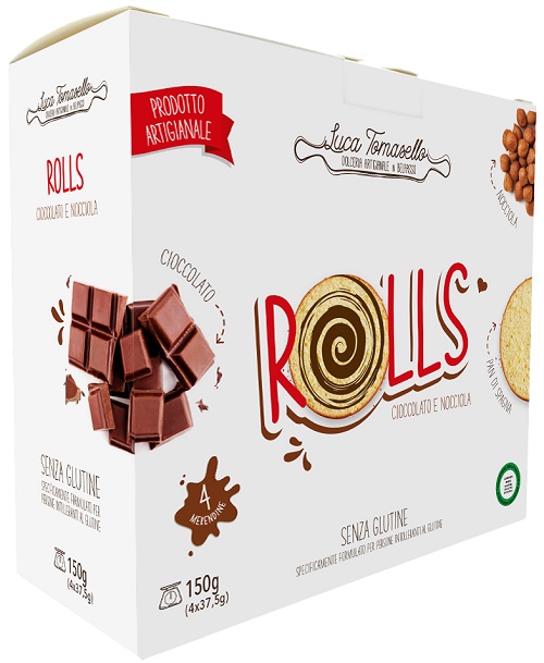 ROLLS MERENDINA CIOCCOLATO NOCCIOLA 150 G - Gruppofarmastore.it