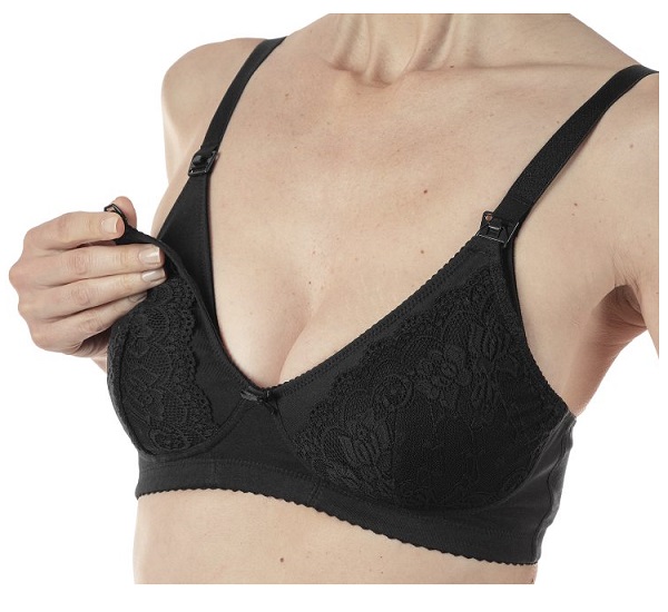 MAMMY REGGISENO COTONE ALLATTAMENTO BLACK 5C - Gruppofarmastore.it
