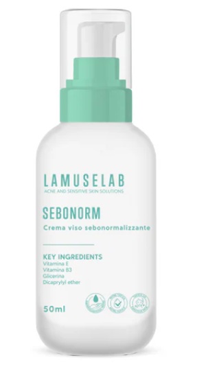 LAMUSELAB SEBONORM CREMA VISO SEBONORMALIZZANTE 50 ML - Gruppofarmastore.it