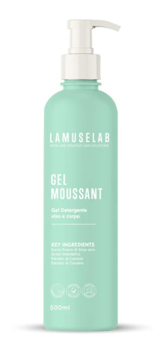 LAMUSELAB GEL MOUSSANT DETERGENTE VISO E CORPO 500 ML - Gruppofarmastore.it