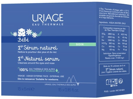 URIAGE BEBE SIERO FISIOLOGICO 15 FLACONCINI DA 5 ML - Gruppofarmastore.it