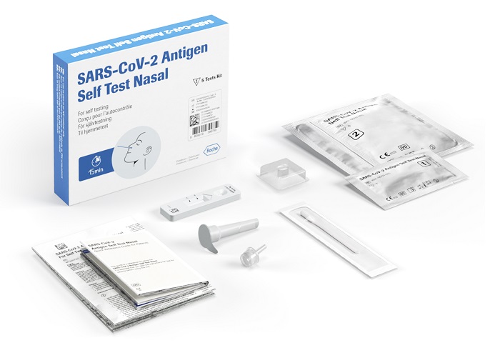 TEST ANTIGENICO RAPIDO COVID-19 AUTODIAGNOSTICO DETERMINAZIONE QUALITATIVA ANTIGENI SARS-COV-2 IN TAMPONI NASALI MEDIANTE IMMUNOCROMATOGRAFIA 5 PEZZI - Gruppofarmastore.it
