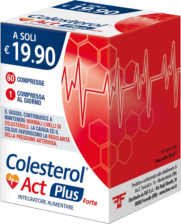 COLESTEROL ACT PLUS FORTE 60 COMPRESSE - Gruppofarmastore.it