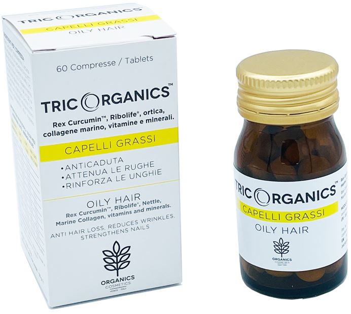 ORGANICS COSMETICS TRICORGANICS CAPELLI GRASSI 60 COMPRESSE - Gruppofarmastore.it