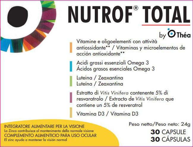 NUTROF TOTAL 30 CAPSULE - Gruppofarmastore.it