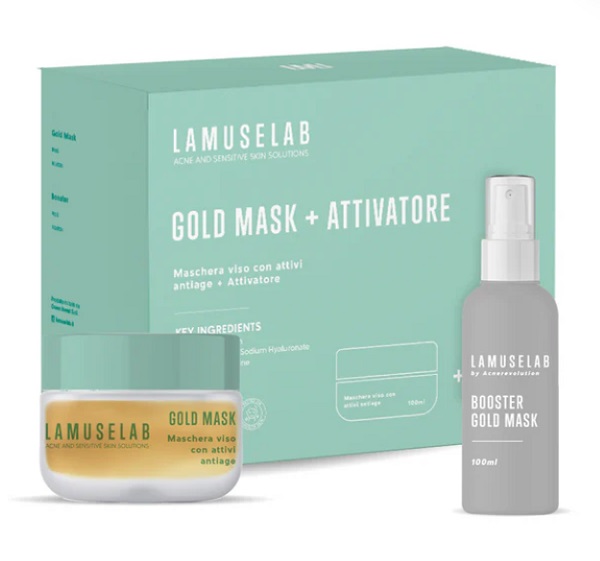 LAMUSELAB GOLD MASK 100ML + ATTIVATORE - Gruppofarmastore.it