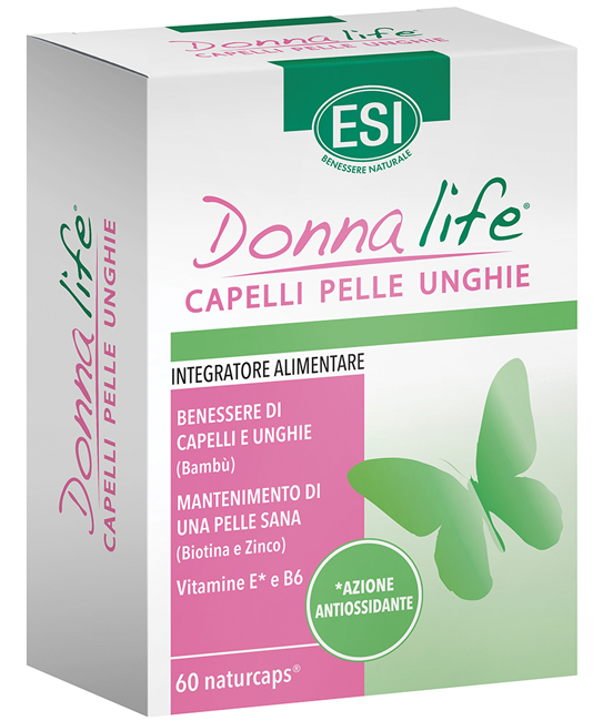 ESI DONNA LIFE CAPELLI PELLE UNGHIE 60 NATURCAPS - Gruppofarmastore.it