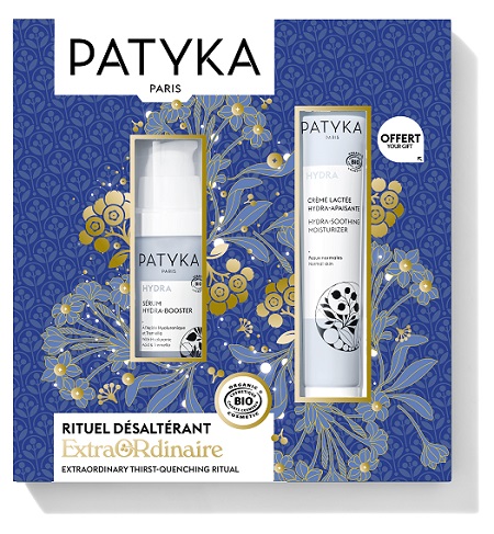 PATYKA COFANETTO NATALE 2022 HYDRA 1 SIERO HYDRA BOOSTER 30 ML + 1 CREMA LATTEA IDRATANTE CALMANTE 40 ML - Gruppofarmastore.it