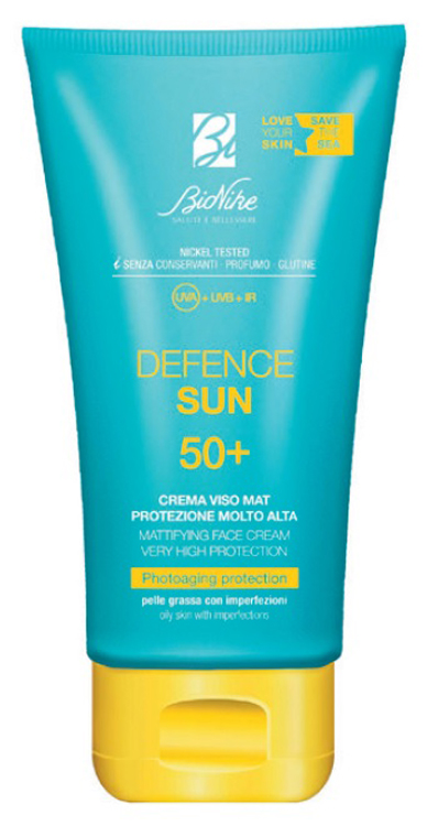 DEFENCE SUN CREMA VISO MAT SPF50+ PROTEZIONE MOLTO ALTA 50 ML - Gruppofarmastore.it