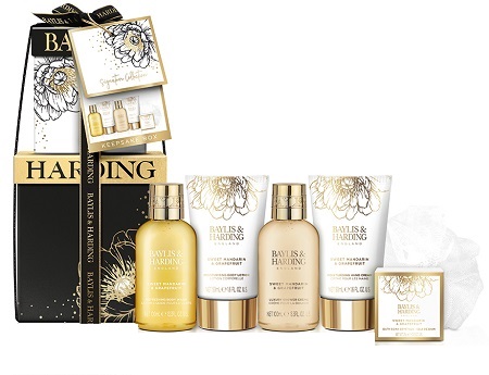 BAYLIS & HARDING MANDARINO & POMPELMO SET REGALO 1 SHOWER CREME 100 ML + 1 BODY WASH 100 ML + 1 BODY LOTION 50 ML + 1 BATH SOAK CRYSTALS 25 G + 1 HAND CREME 50 ML - Gruppofarmastore.it