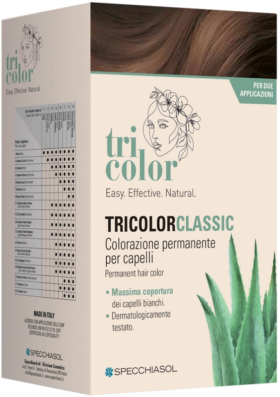 TRICOLOR CLASSIC 7,71 TABACCO 2 TUBI 50 ML + 2 SHAKER 50 ML + 4 BUSTINE 8 ML - Gruppofarmastore.it