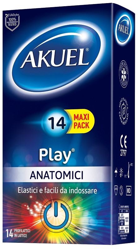 PROFILATTICO AKUEL PLAY ANATOMICO 14 PEZZI - Gruppofarmastore.it