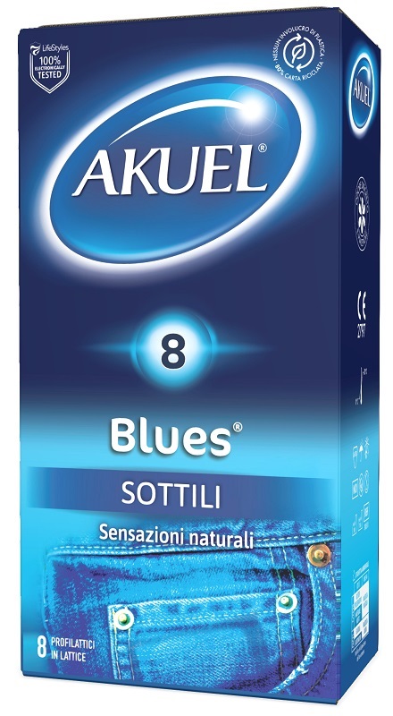 PROFILATTICO AKUEL BLUES SOTTILE 8 PEZZI - Gruppofarmastore.it