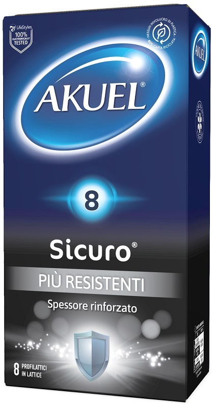 PROFILATTICO AKUEL SICURO PIU' RESISTENTE 8 PEZZI - Gruppofarmastore.it