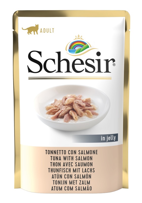 SCHESIR CAT TONNETTO CON SALMONE BUSTA 85 G - Gruppofarmastore.it