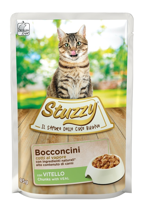 STUZZY CAT BOCCONCINI CON VITELLO 85 G - Gruppofarmastore.it