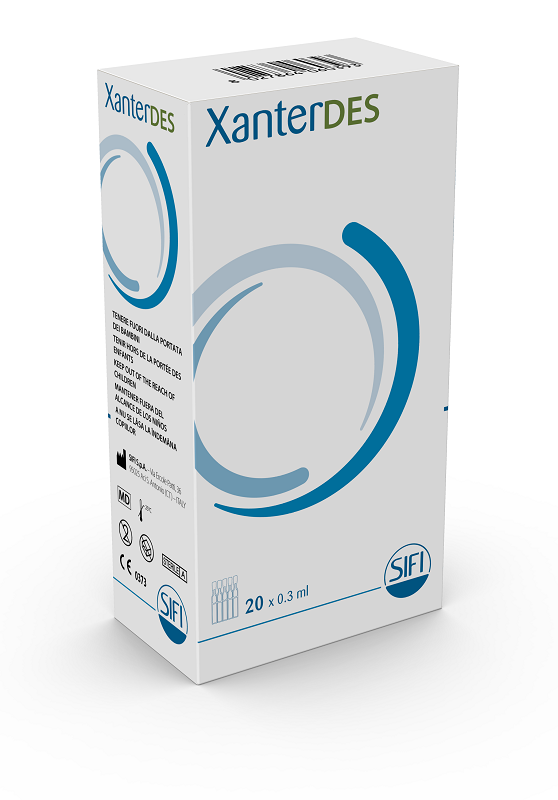 XANTERDES SOLUZIONE OFTALMICA 20 FLACONCINI MONODOSE DA 0,3 ML - Gruppofarmastore.it