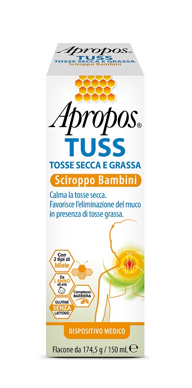 APROPOS TUSS SCIROPPO BAMBINI 150 ML - Gruppofarmastore.it