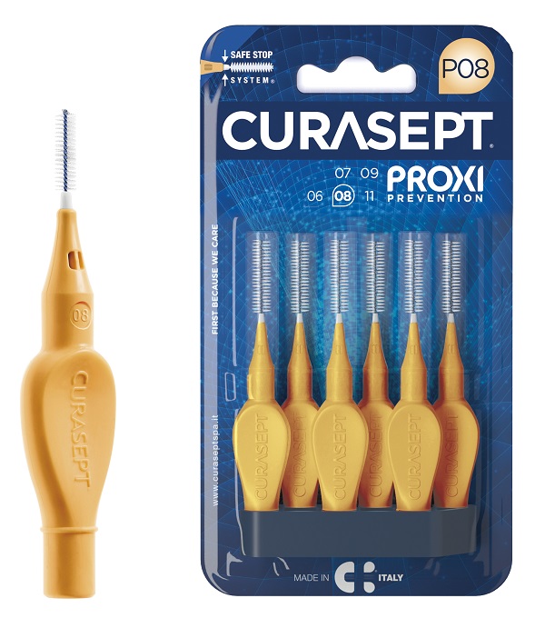 CURASEPT PROXI P08 ARANCIO CHIARO 6 PEZZI - Gruppofarmastore.it