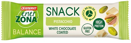 ENERZONA SNACK PISTACCHIO CIOCCOLATO BIANCO 27 G - Gruppofarmastore.it