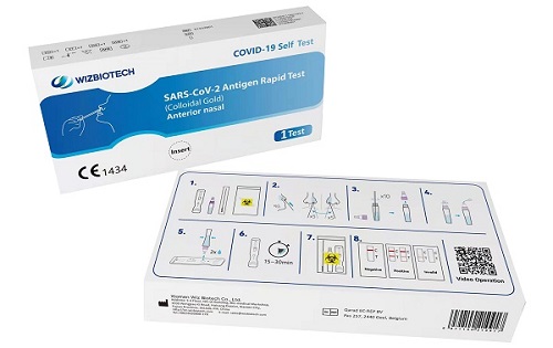 TEST ANTIGENICO RAPIDO COVID-19 AUTODIAGNOSTICO DETERMINAZIONE QUALITATIVA ANTIGENI SARS-COV-2 IN TAMPONI NASALI MEDIANTE IMMUNOCROMATOGRAFIA - Gruppofarmastore.it