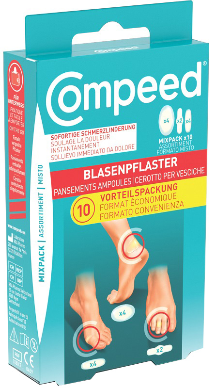 CEROTTI COMPEED PER VESCICHE MISTO BOX 10 PEZZI - Gruppofarmastore.it
