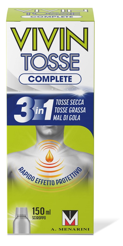 VIVIN TOSSE COMPLETE SCIROPPO PER TOSSE 150 ML - Gruppofarmastore.it