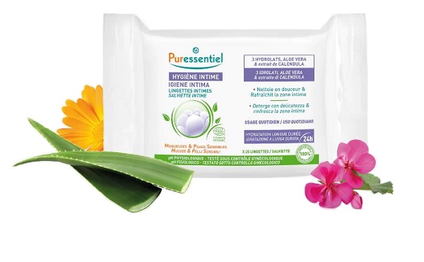 PURESSENTIEL IGIENE INTIMA SALVIETTE 25 PEZZI - Gruppofarmastore.it