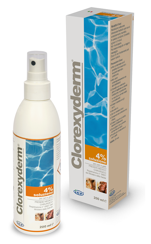 CLOREXYDERM SOLUZIONE 4% 200 ML - Gruppofarmastore.it