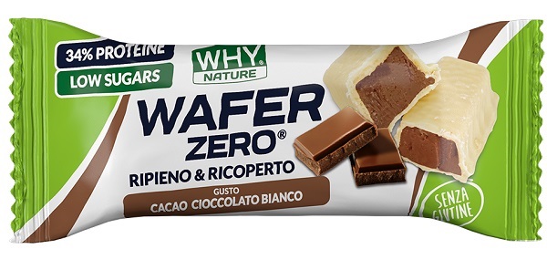 WHYNATURE WAFER ZERO CACAO CIOCCOLATO BIANCO 30 G - Gruppofarmastore.it