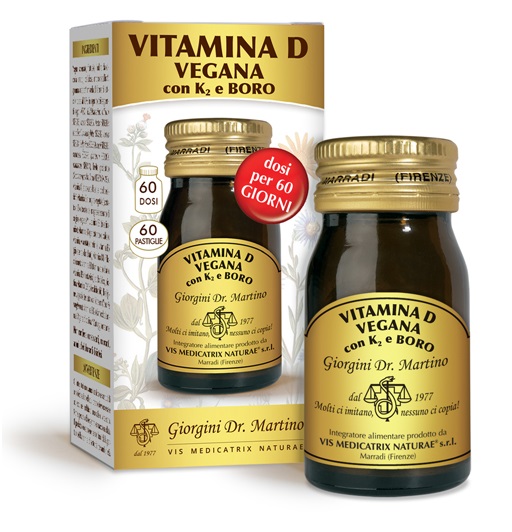 VITAMINA D VEGANA CON K2+BORO 60 PASTIGLIE - Gruppofarmastore.it
