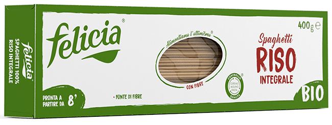 FELICIA BIO RISO INTEGRALE SPAGHETTI 340 G - Gruppofarmastore.it