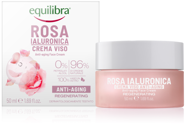 EQUILIBRA ROSA IALURONICA CREMA VISO ANTI-AGING 50 ML - Gruppofarmastore.it