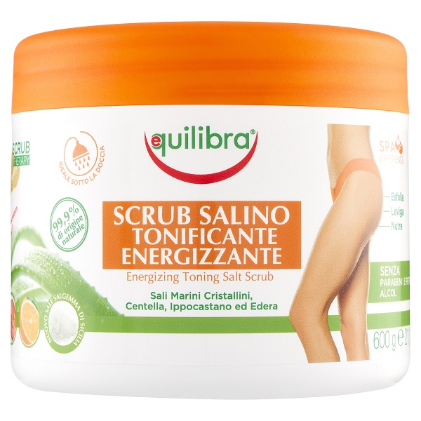 EQUILIBRA SCRUB SALINO TONIFICANTE ENERGIZZANTE 600 G - Gruppofarmastore.it