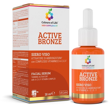 COLOURS OF LIFE ACTIVE BRONZE SIERO VISO 30 ML - Gruppofarmastore.it